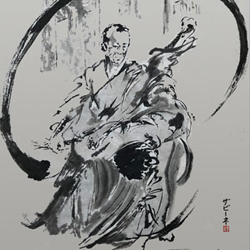 Tuschelei Aikido Kämpfer