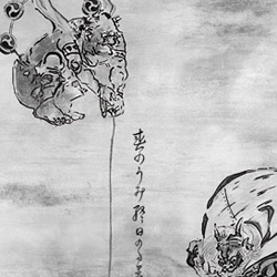 Tuschelei Fujin und Raijin