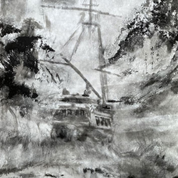 Tuschelei Schiff